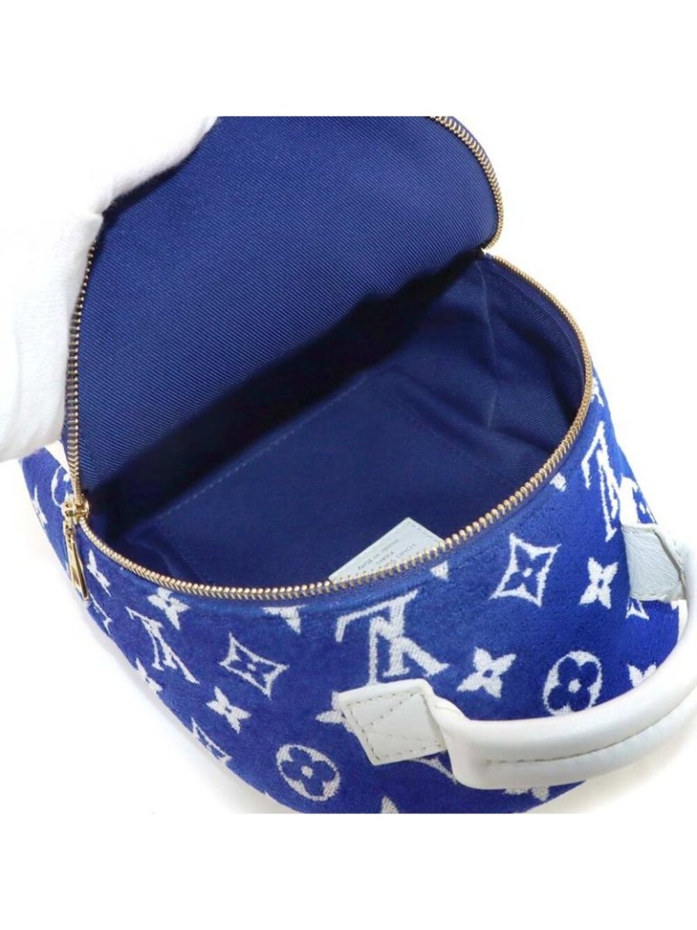 Louis Vuitton LV Match Monogram Jacquard Velvet Palm Spring Backpack Mini - Picture 6 of 9